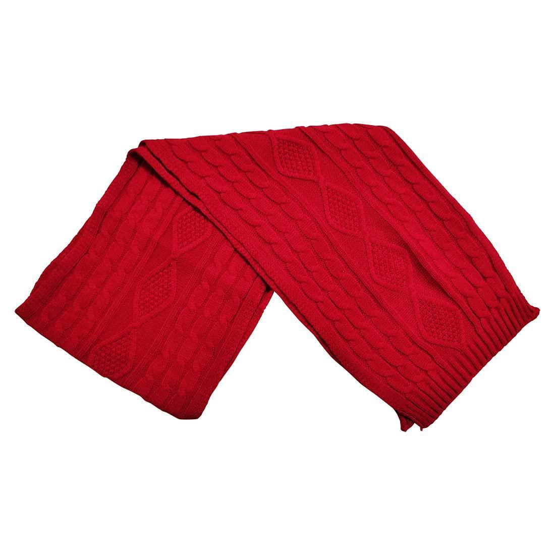 Graceway Men and Women 100% Acro Wool Cable Knit Soft Warm Muffler for Winter season   