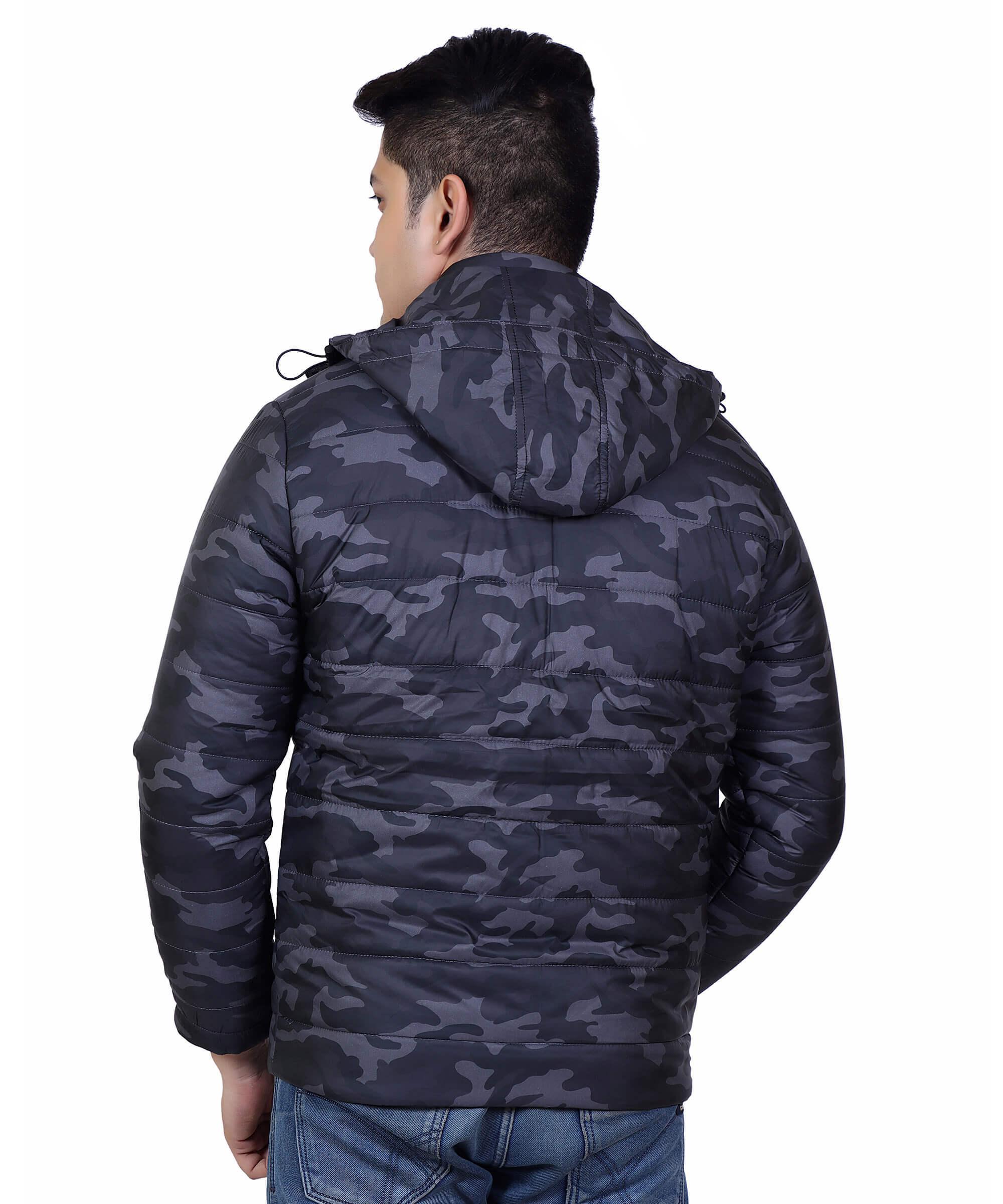 Men Jacket – Camo Grey