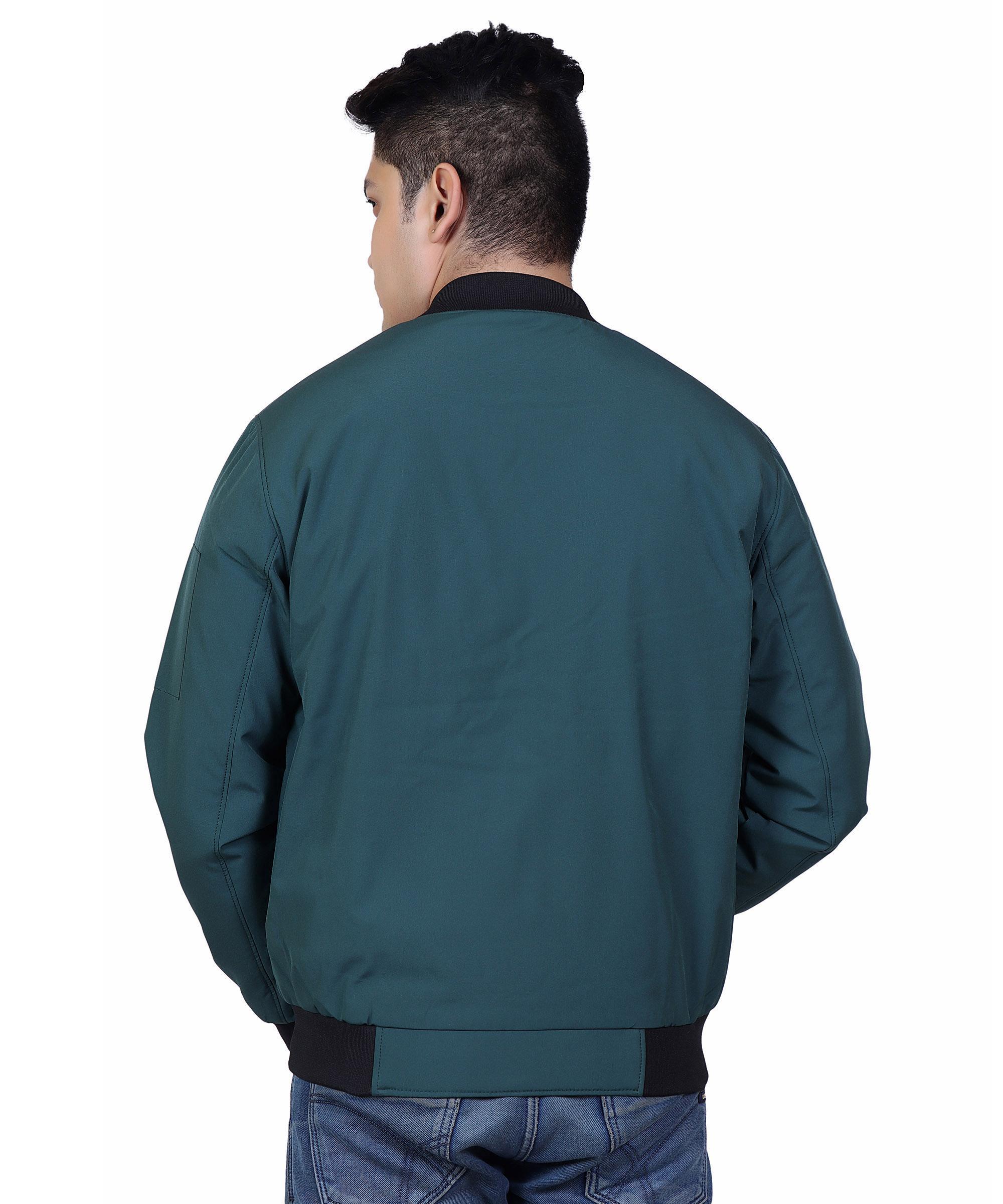 Men Jacket – Teal Green