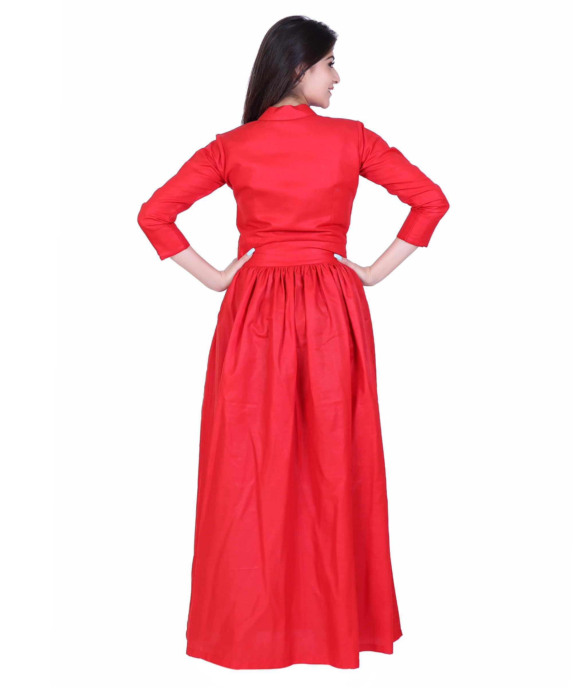 SECT-WWD WOMEN WESTERN DRESS SOLID