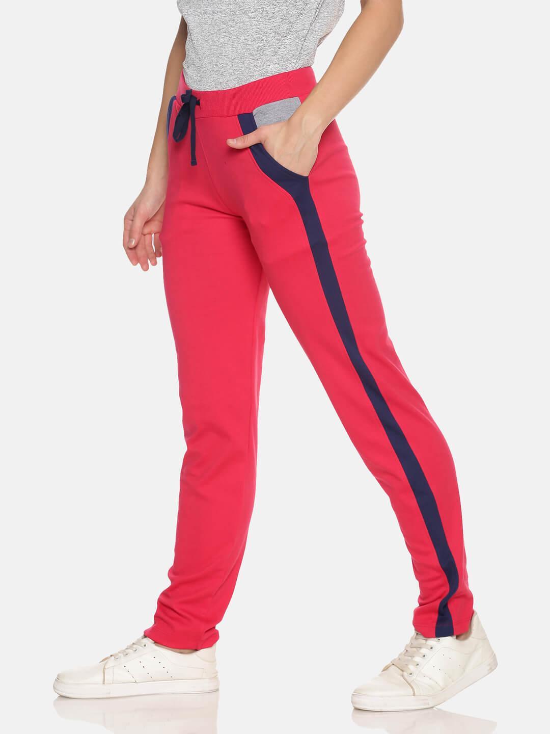 FEMEA Women Red Solid Track Pants