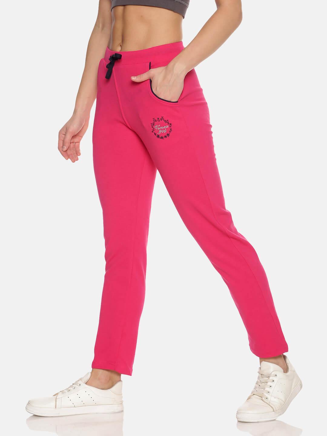 FEMEA Women  Track Pants (Rani Colour)