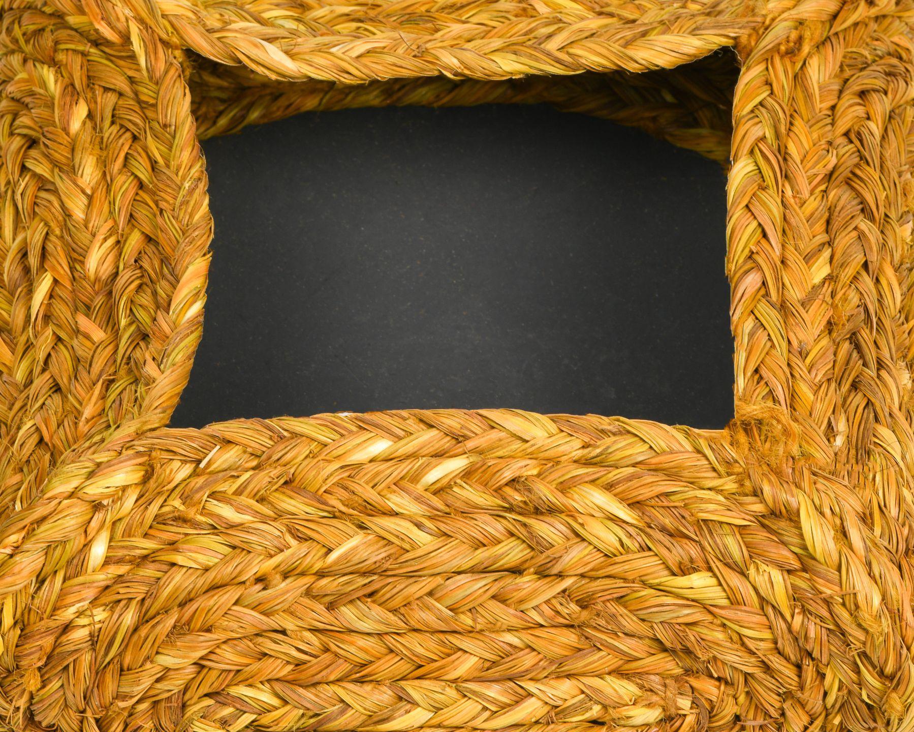 Handmade Braided Sabaii Grass Fusion Picture Frame