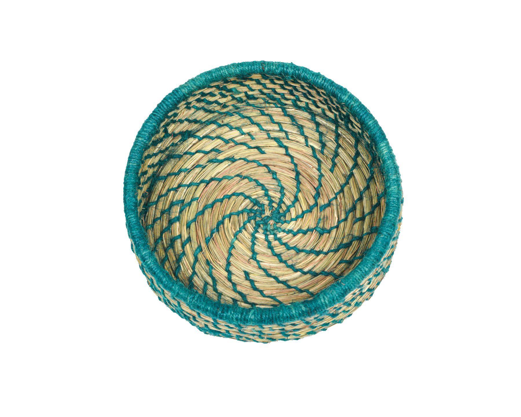 Handmade Braided SABAII GRASS ROUND MULTI- UTILITY BASKET(Set of 3)