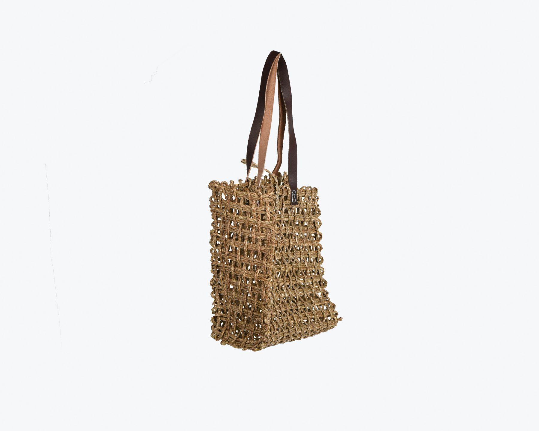 Handmade Braided SABAII GRASS LUNCH BAG (SET OF 2)