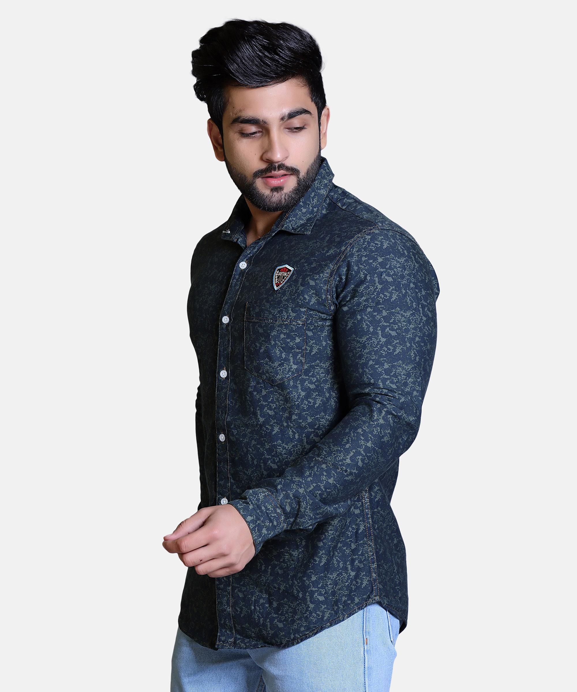 Men Shirt Full Sleeve – YELLOW TINT