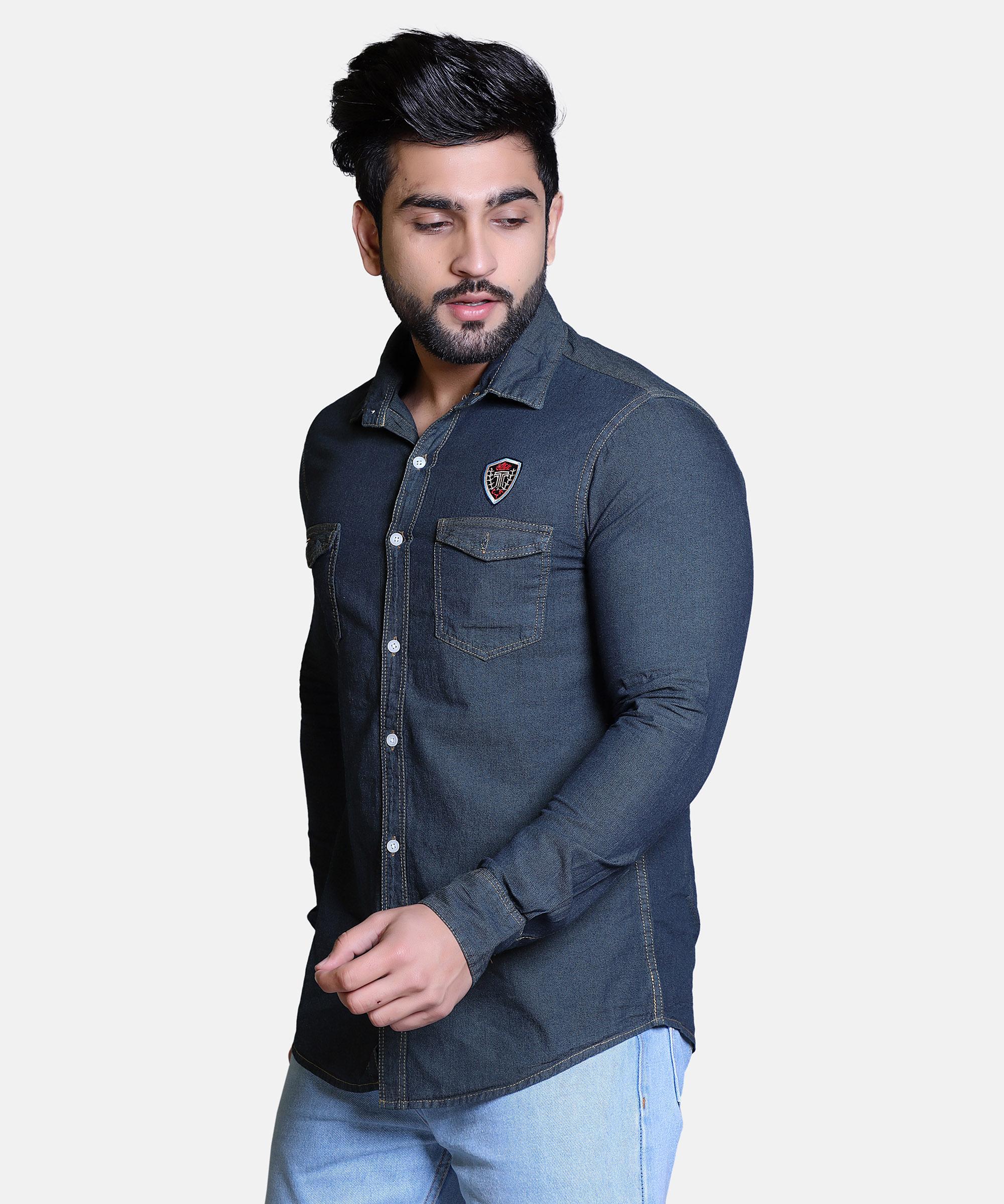Men Shirt Full Sleeve – BASE BLUE