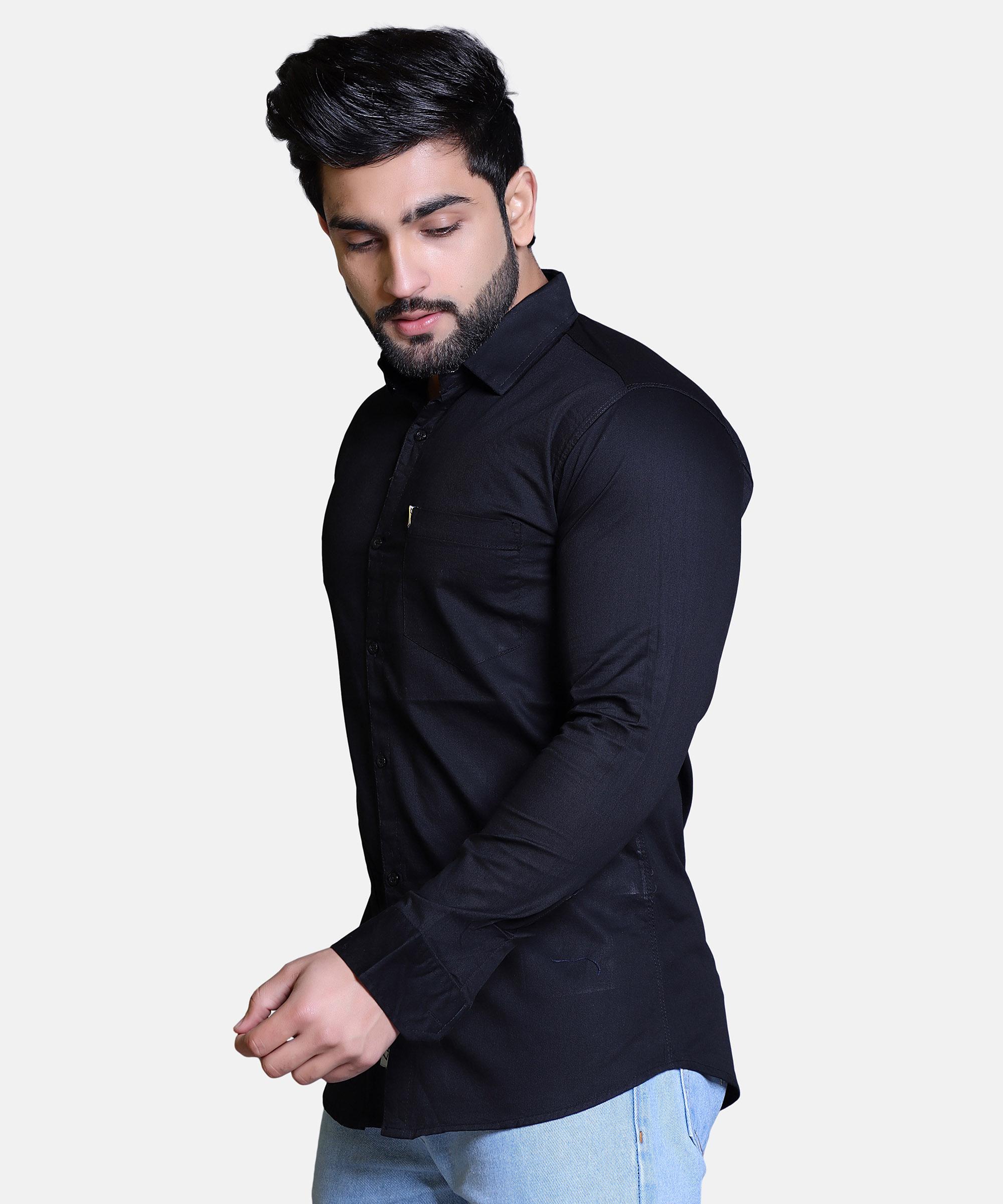 Men Shirt Full Sleeve – DARK NAVY