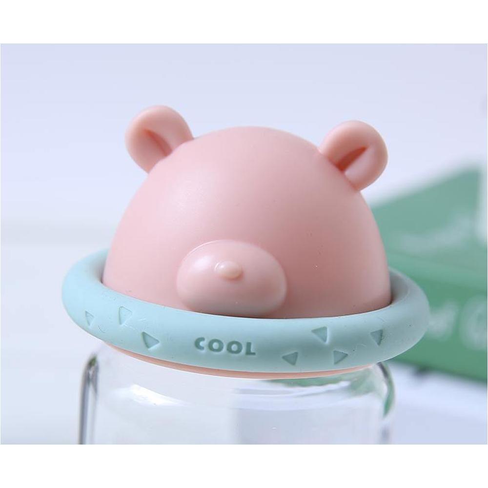 XIMI VOGUE™ Cute Bear Glass Bottle 340ml