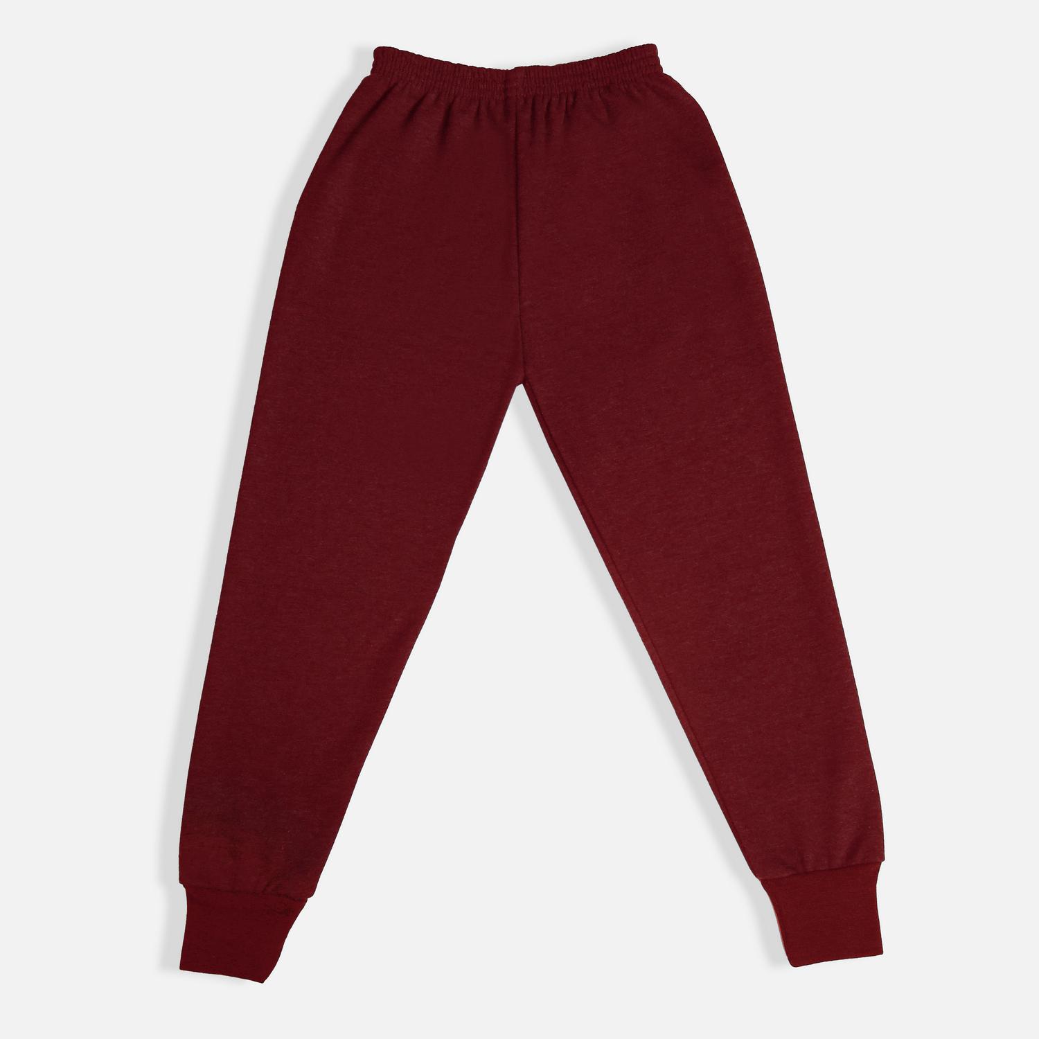 OOSHIN UK Sinature Kids D Maroon Thermal Set 