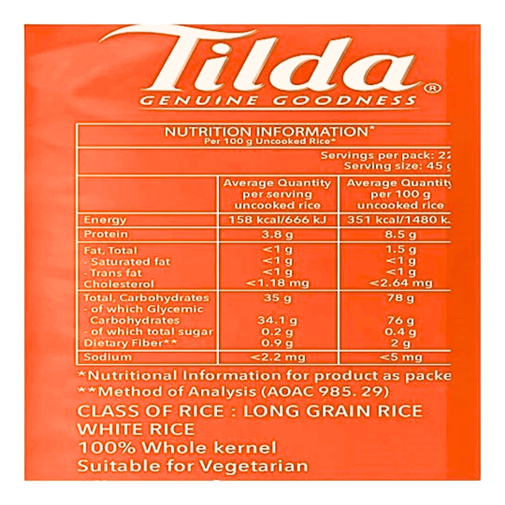Tilda Premium Basmati Rice 5kg