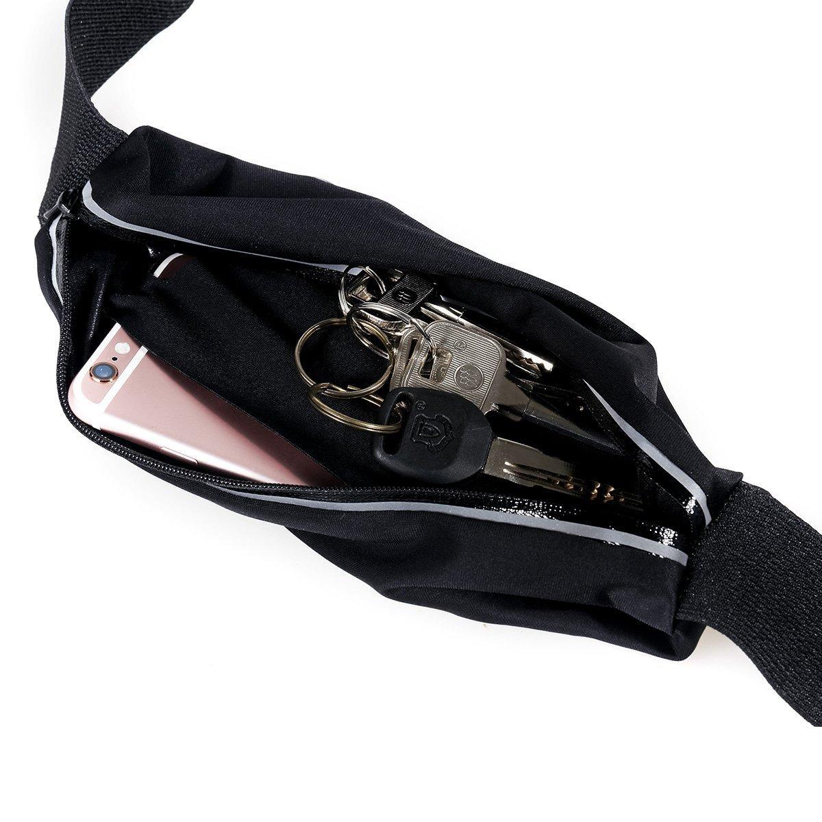 Lention Premium Single Pocket Sport Waist Bag with Touch Phone Screen Function 5.5 inch for Apple iP