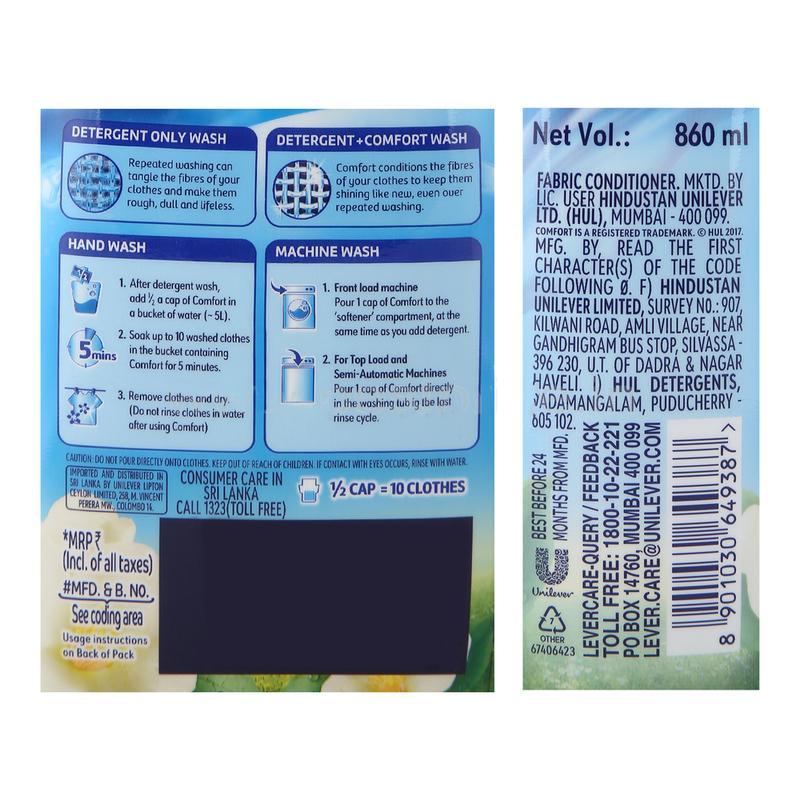 Comfort Fabric Blue Conditioner 860 ml