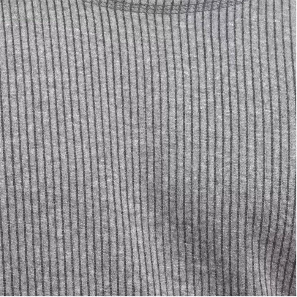 Picot Men Thermal Grey Top 