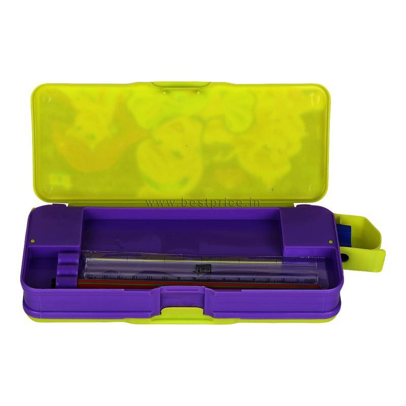 SKI Duster Double Sided Plastic Pencil Box 1 N