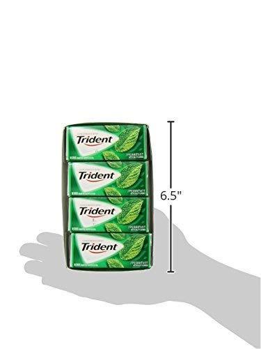 Trident Sugar Free Gum Spearmint,14-Count (Pack of 12)