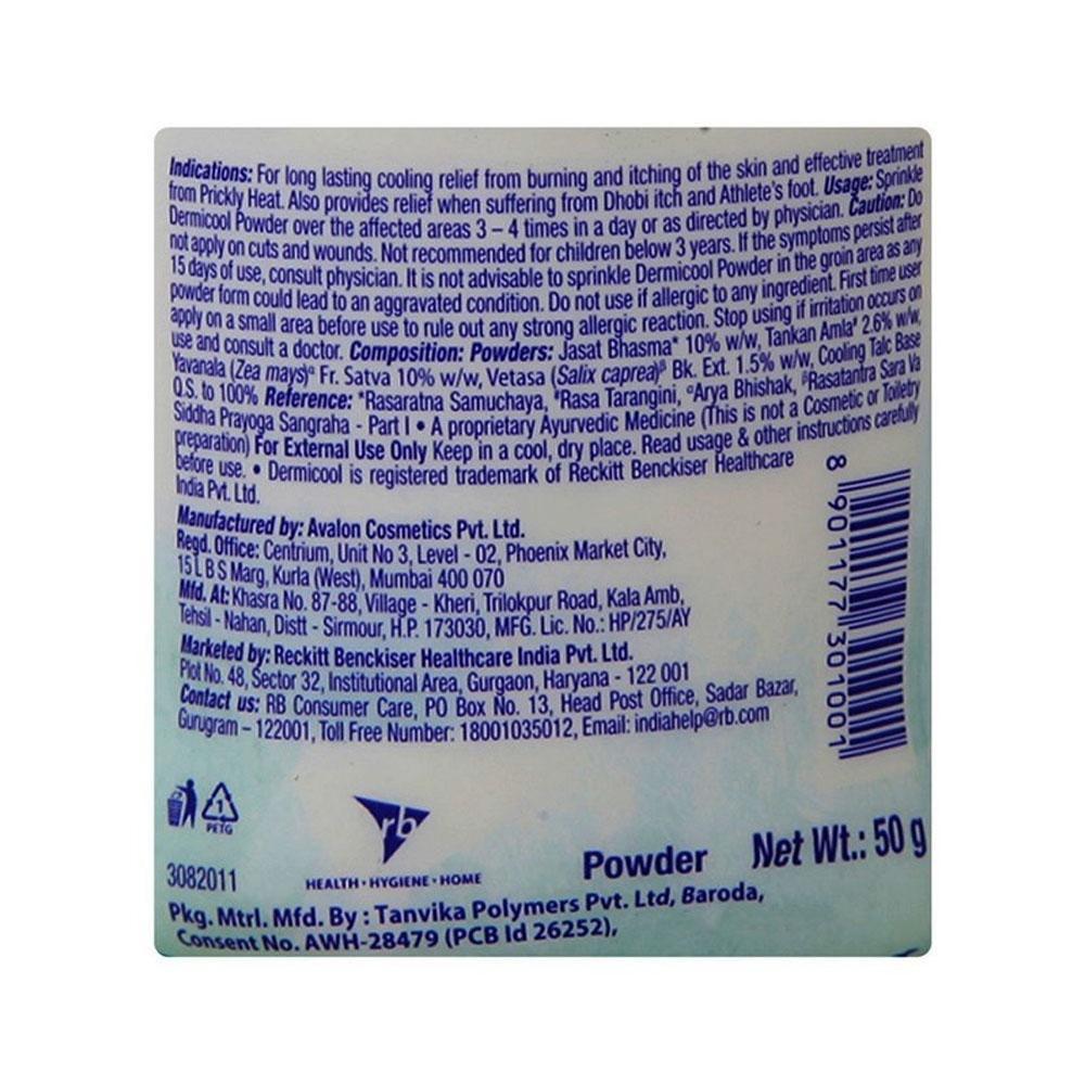 Dermicool Prickly Heat Powder 50 g