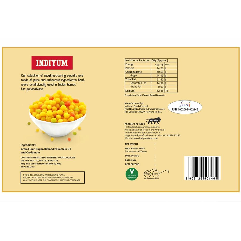 Indiyum Sweet Mithai Boondi Prasad  200g 
