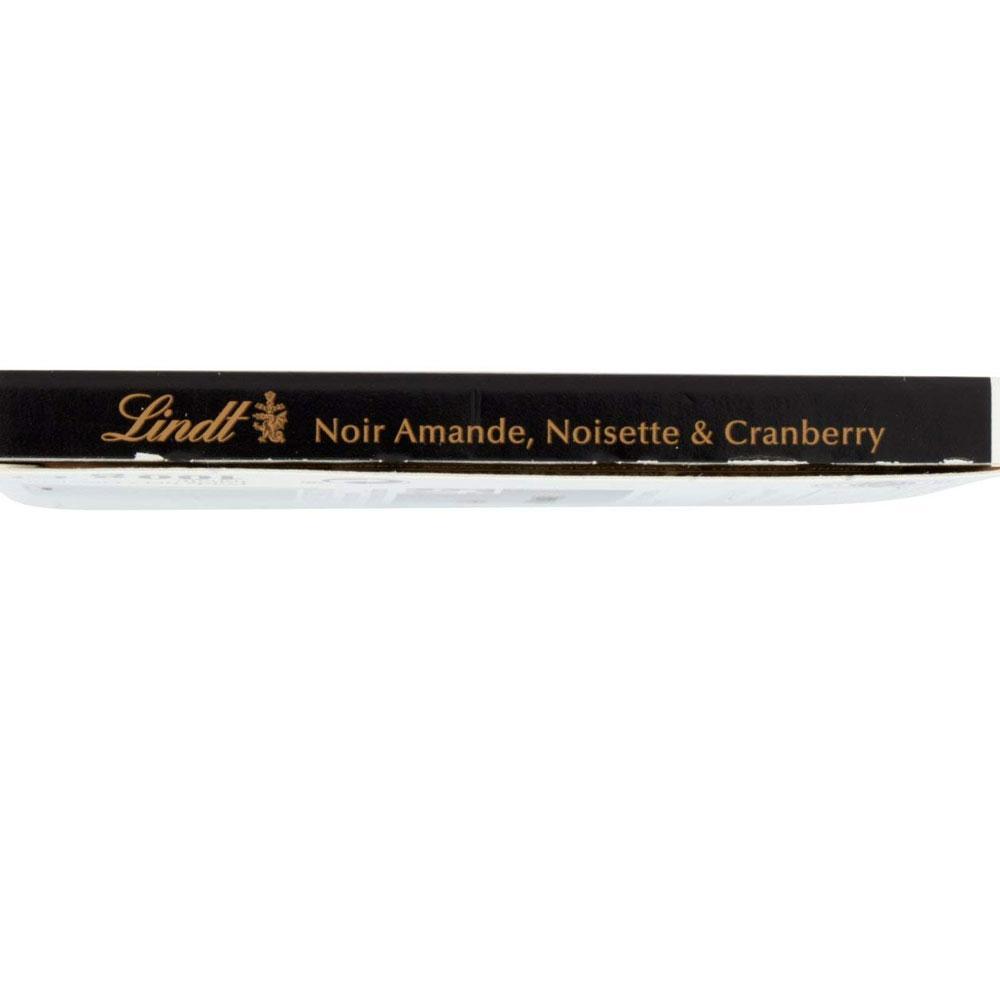 Lindt Excellence Cranberry Almond & Hazelnut Dark Chocolate Bar, 100g