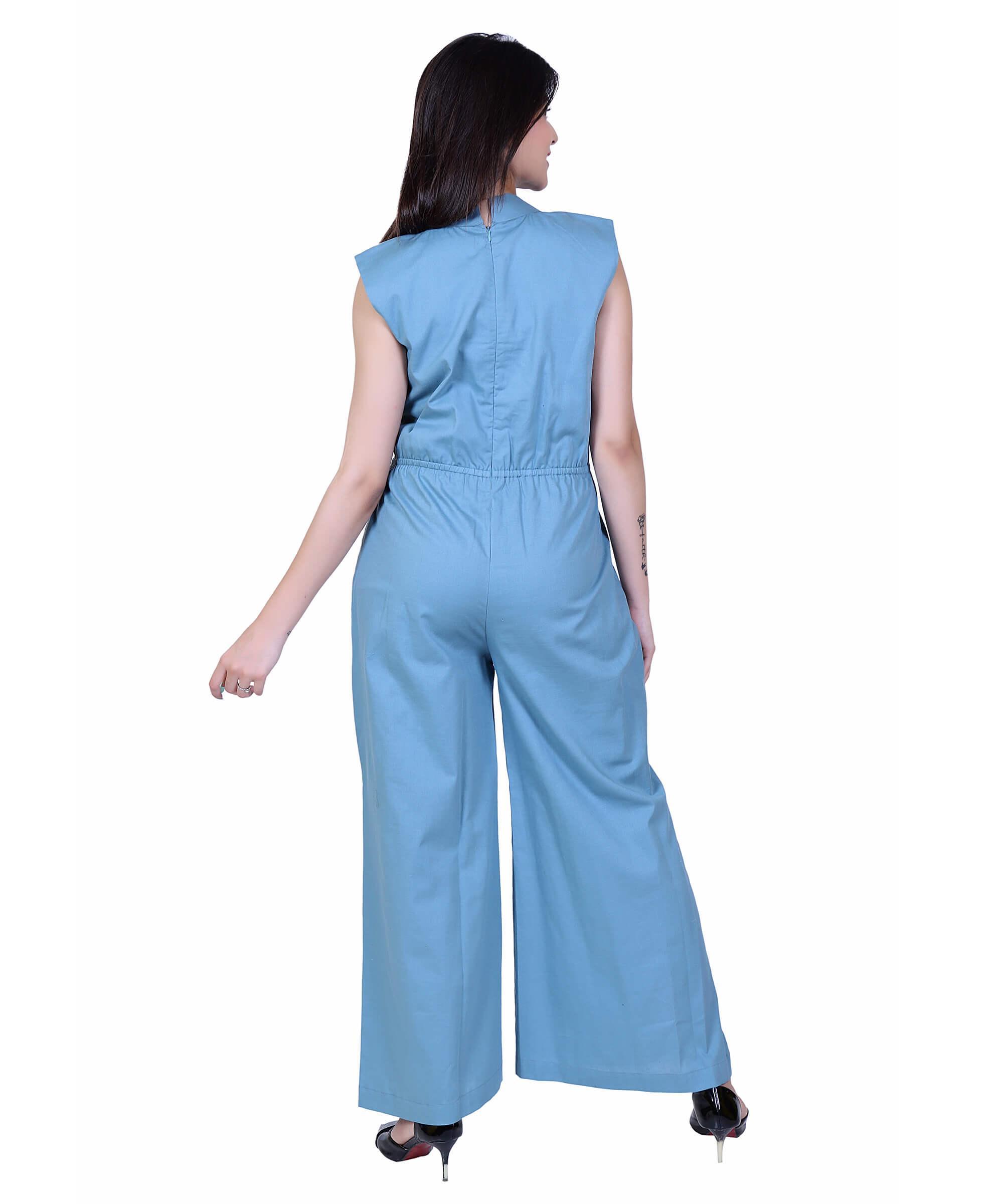 WOMEN JUMPSUIT – ICEBERG BLUE