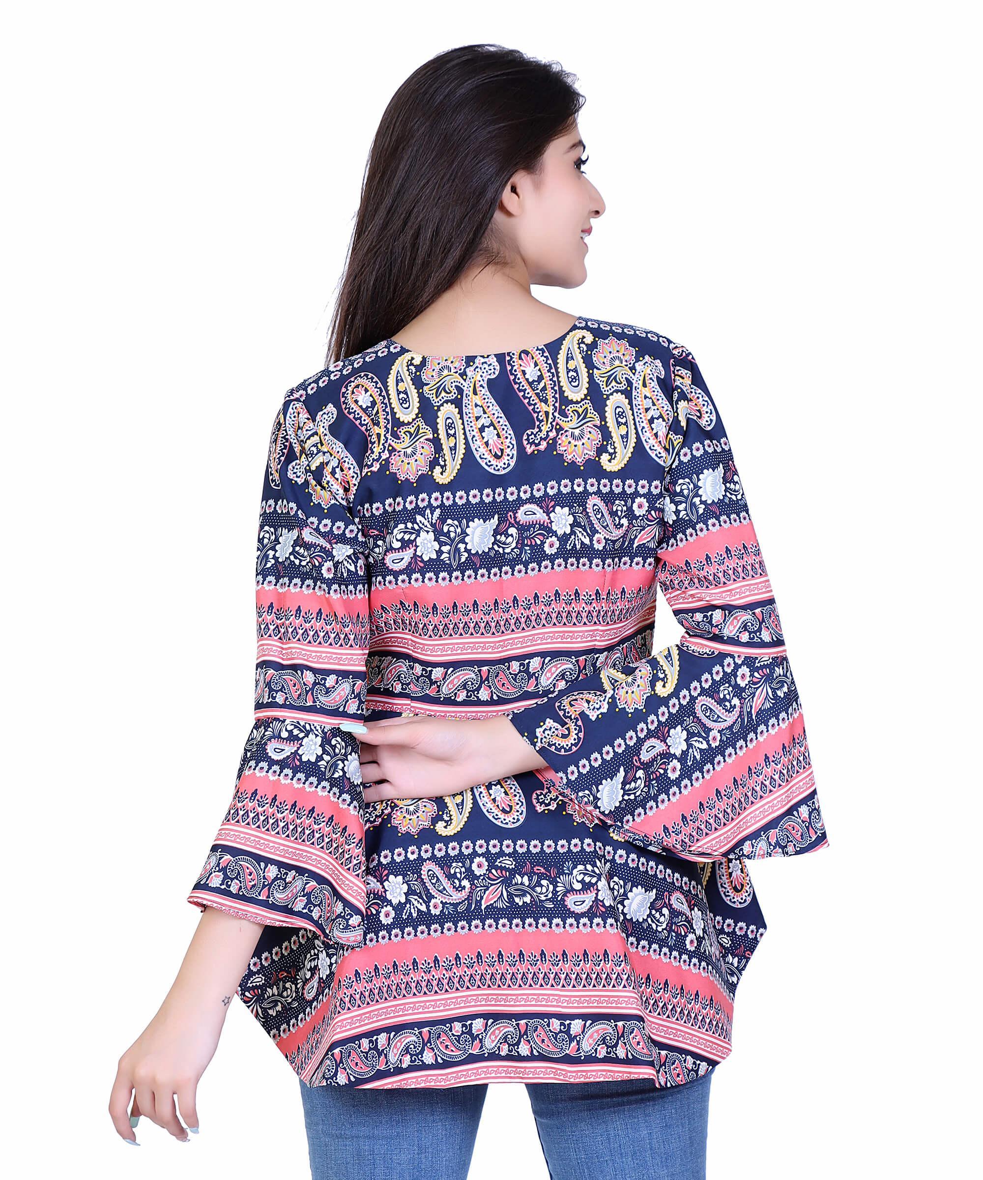 SECT-WT WOMEN TOP PRINT – BLUE PRINT