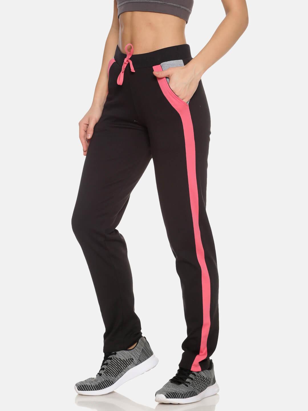 FEMEA Women Black Solid Track Pants
