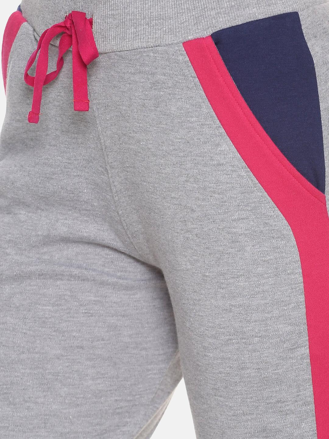 FEMEA Women Grey Solid Track Pants