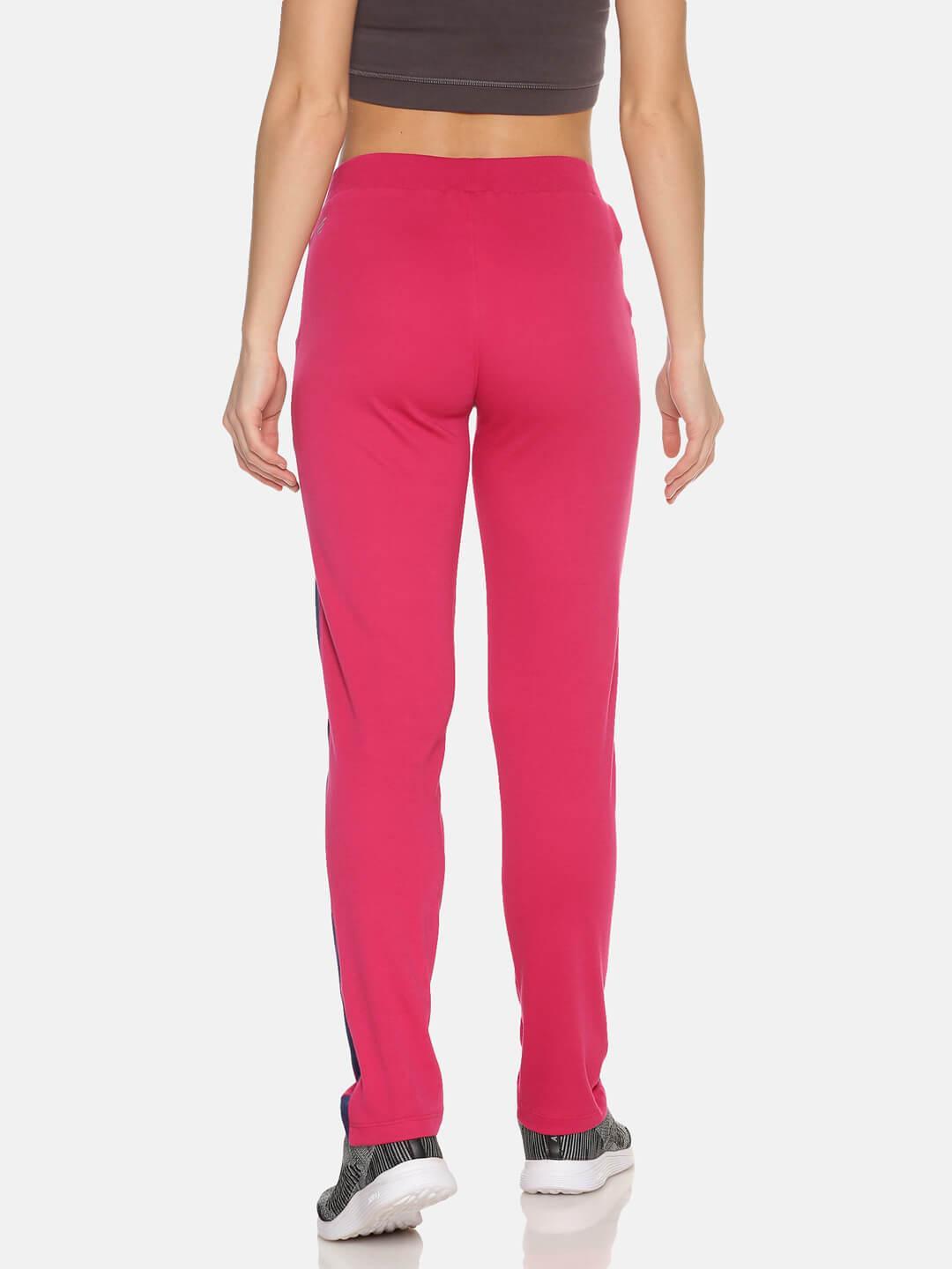 FEMEA Women Pink Solid Track Pants