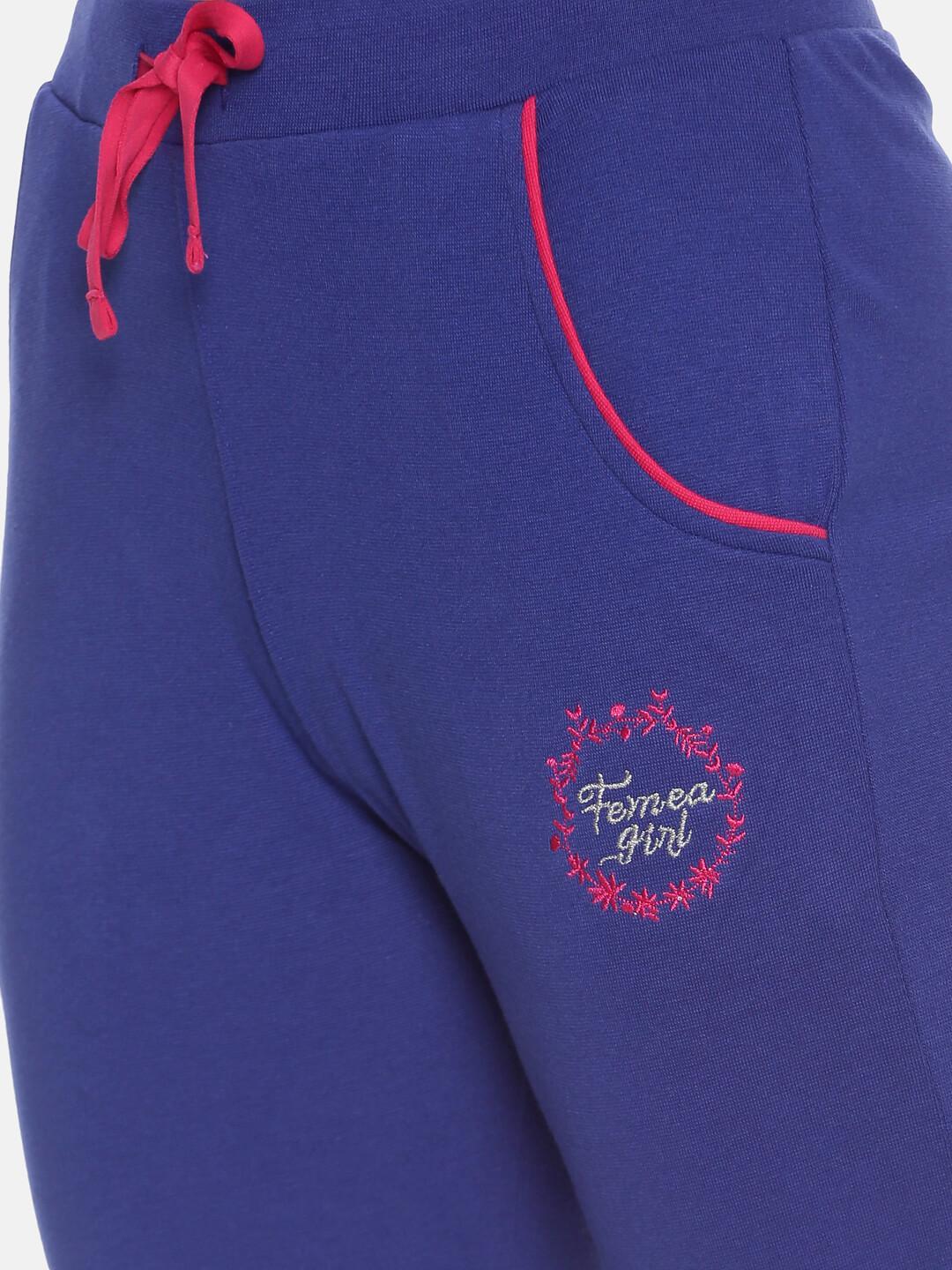FEMEA Women Royal Blue Track Pants