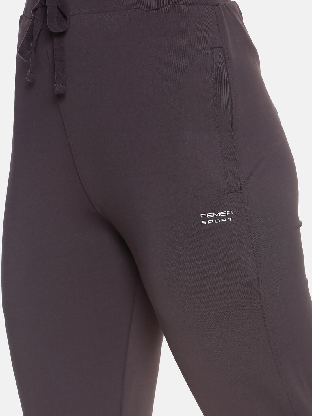 FEMEA Women Dark Grey Track Pants