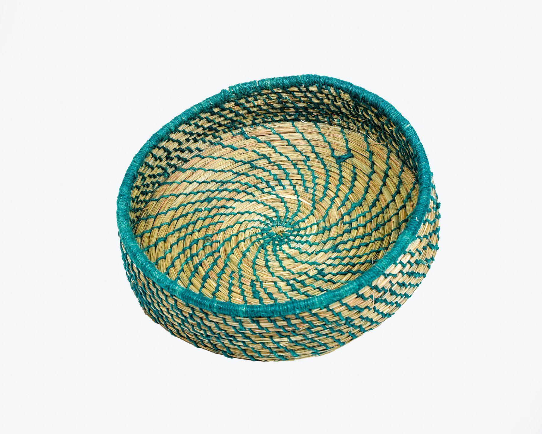 Handmade Braided SABAII GRASS ROUND MULTI- UTILITY BASKET(Set of 3)