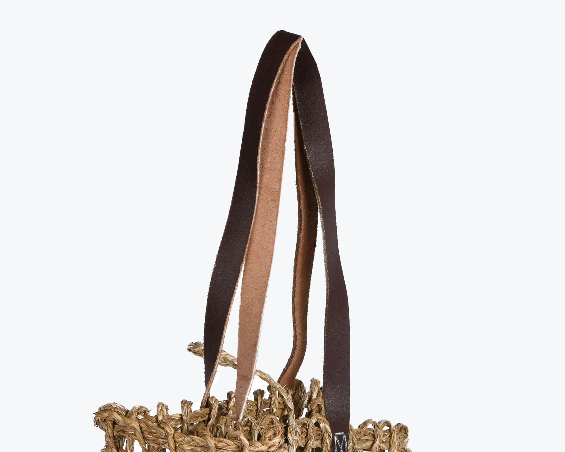 Handmade Braided SABAII GRASS LUNCH BAG (SET OF 2)