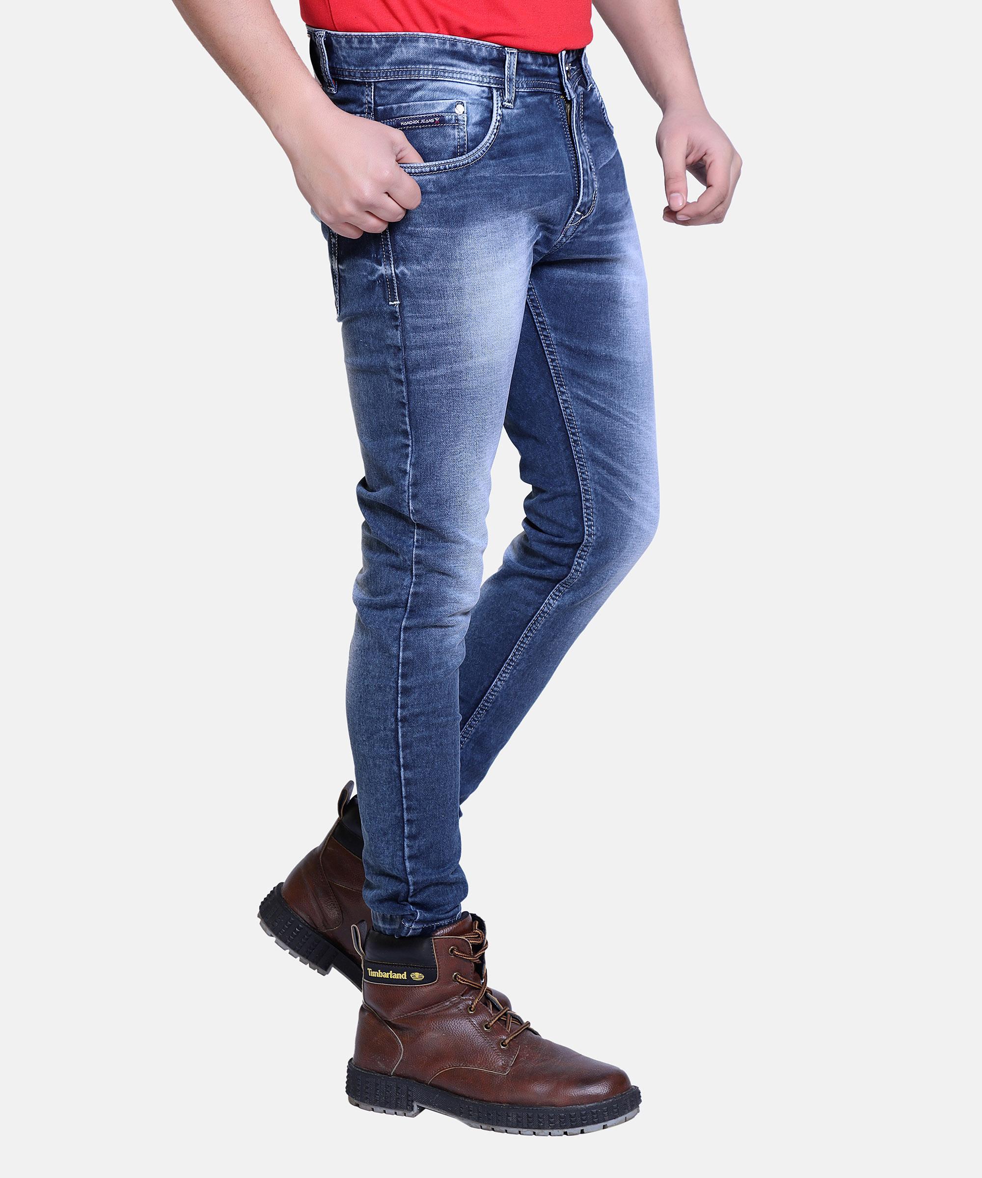 Men Regular Jeans Hard Wash