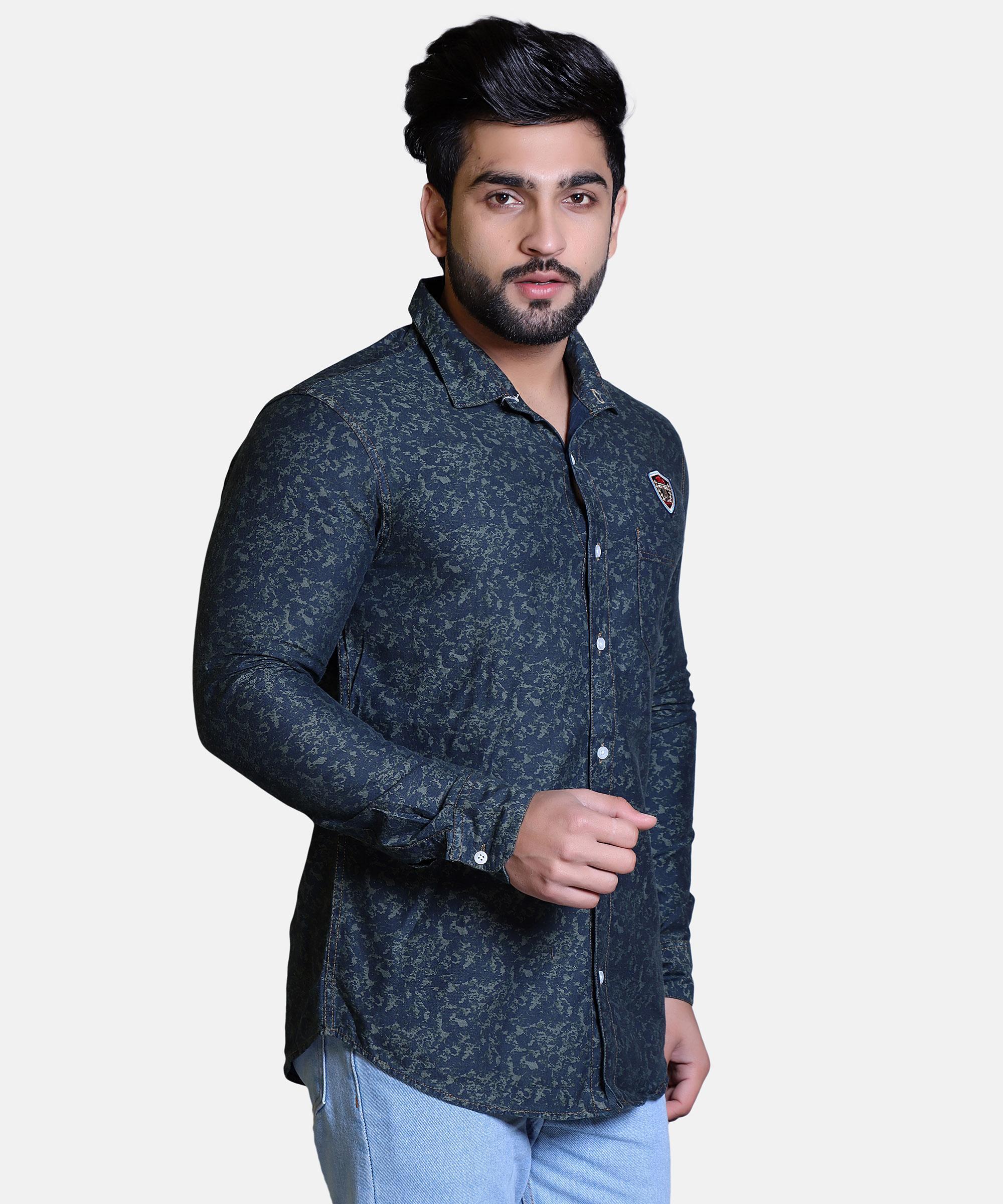 Men Shirt Full Sleeve – YELLOW TINT