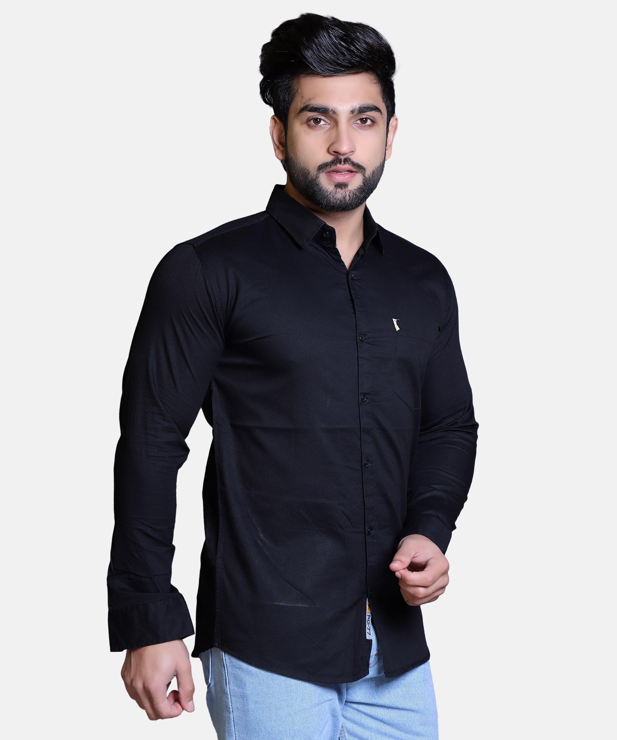 Men Shirt Full Sleeve – DARK NAVY