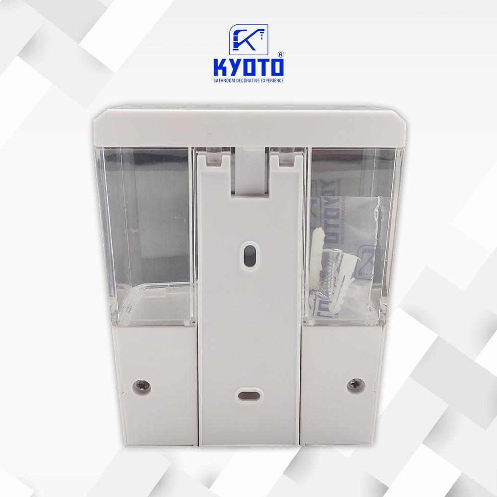 KYOTO 300 ml Liquid Soap Dispenser  (White)