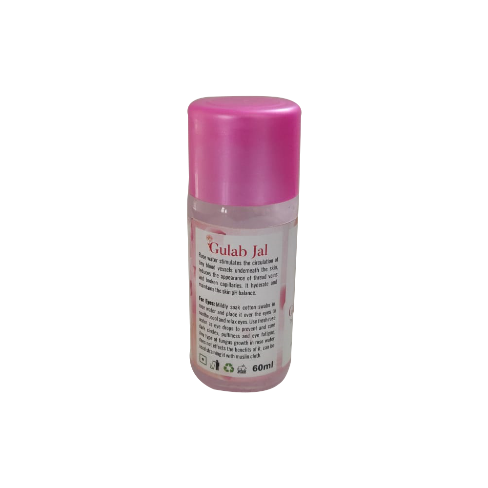 GULAB JAL/THE PURE ROSE WATER COMBO PACK OF 2,  (60ML* 2)