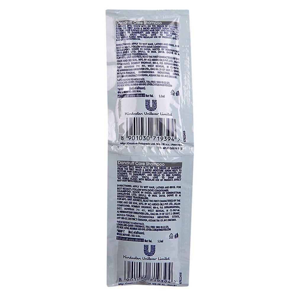 Dove Dandruff Care Hair Shampoo 16 N (5 ml Each)(Pack of 2)