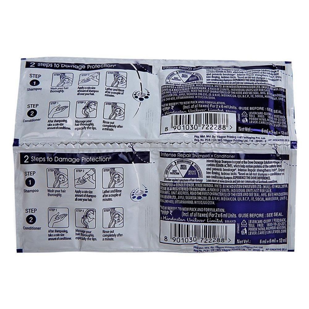 Dove conditioner pouch deals