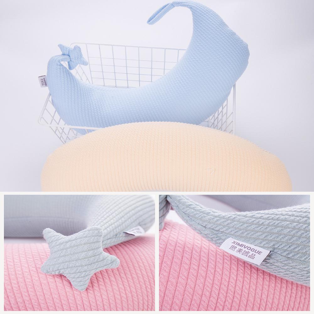 XIMI VOGUE™ Moon-Shaped Foam Particle Throw Pillow