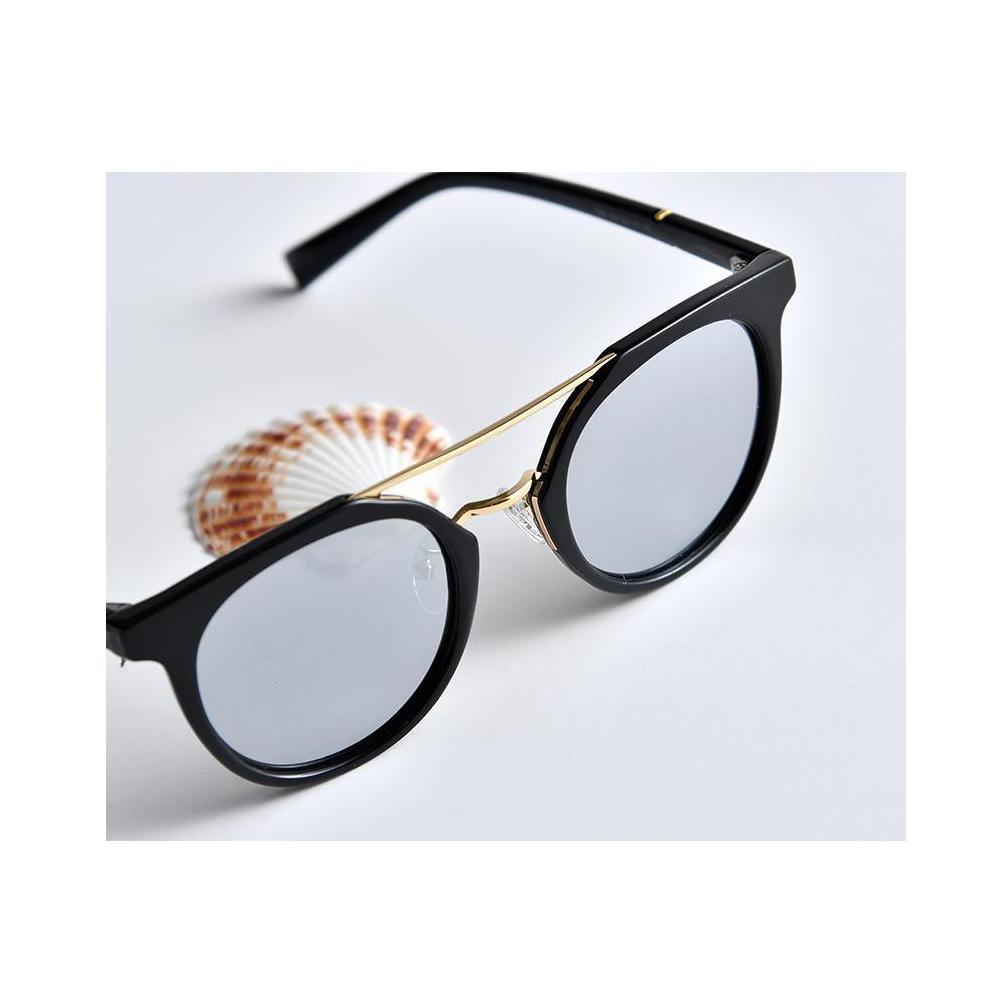 XIMI VOGUE™ STYLISH SUNGLASSES- BLACK FRAME AND SILVER COTING