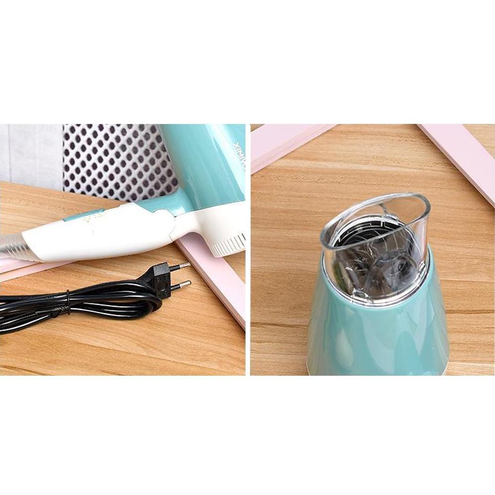 XIMI VOGUE™ Folding Hair Dryer 3007 (European Standard)(Green)