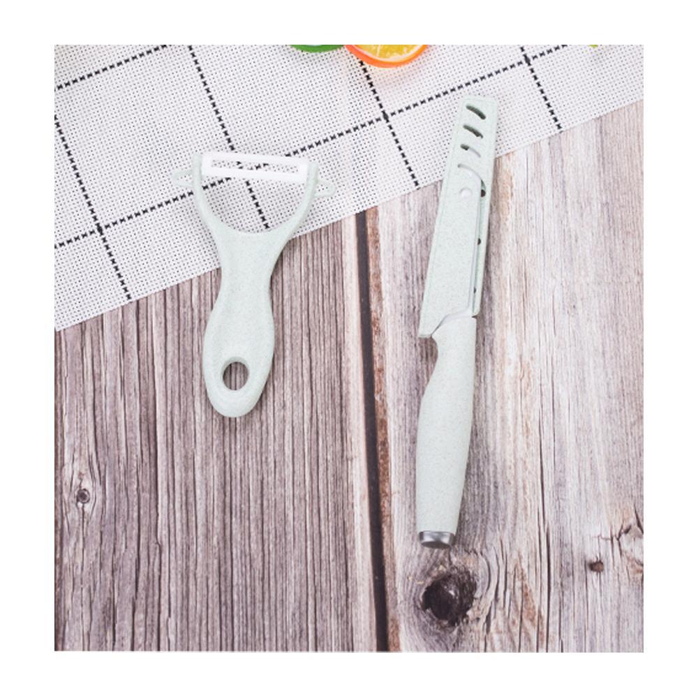 XIMI VOGUE™ 5.2 Inch Wheat Straw Ceramic Peeler Set (2 Pcs)