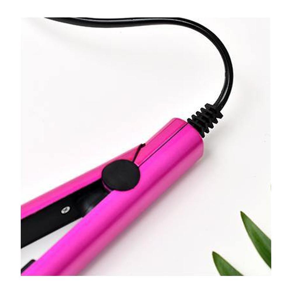 XIMI VOGUE™ Stylish Hair Straightening Flat Iron (British Standard)(Rosy Red)