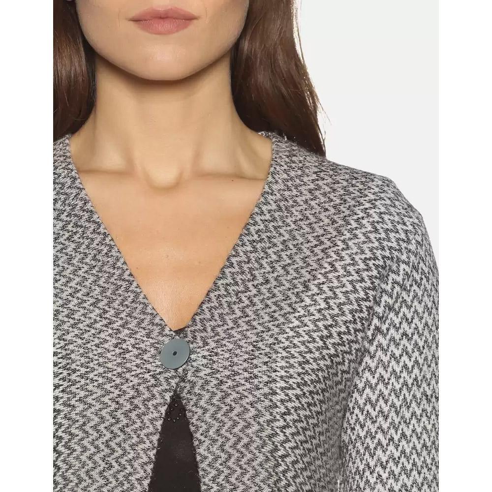 Companion Women Full Sleeve Grey Shrug