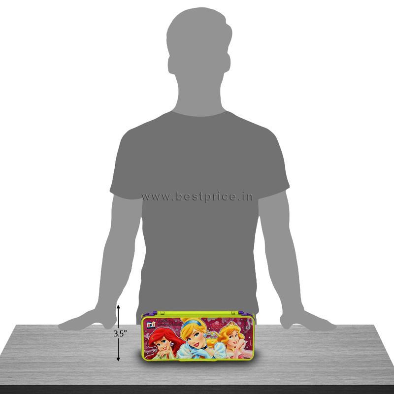 SKI Duster Double Sided Plastic Pencil Box 1 N