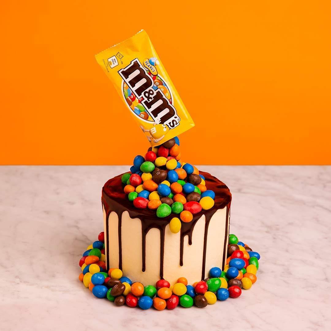 MARS M&M's Peanut Single, 45 g - Pack of 24