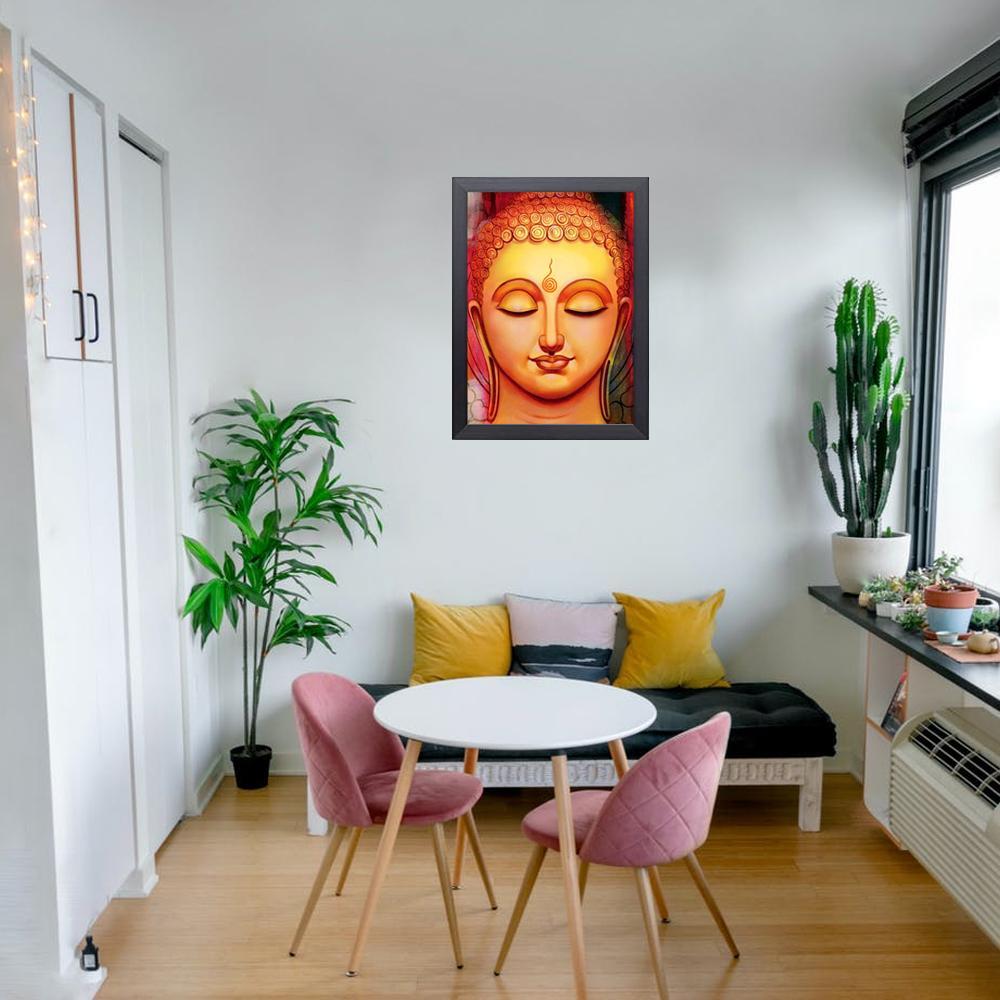 Buddha Vastu Canvas Painting for home and office decor, unframed, printed on 100% cotton canvas base.