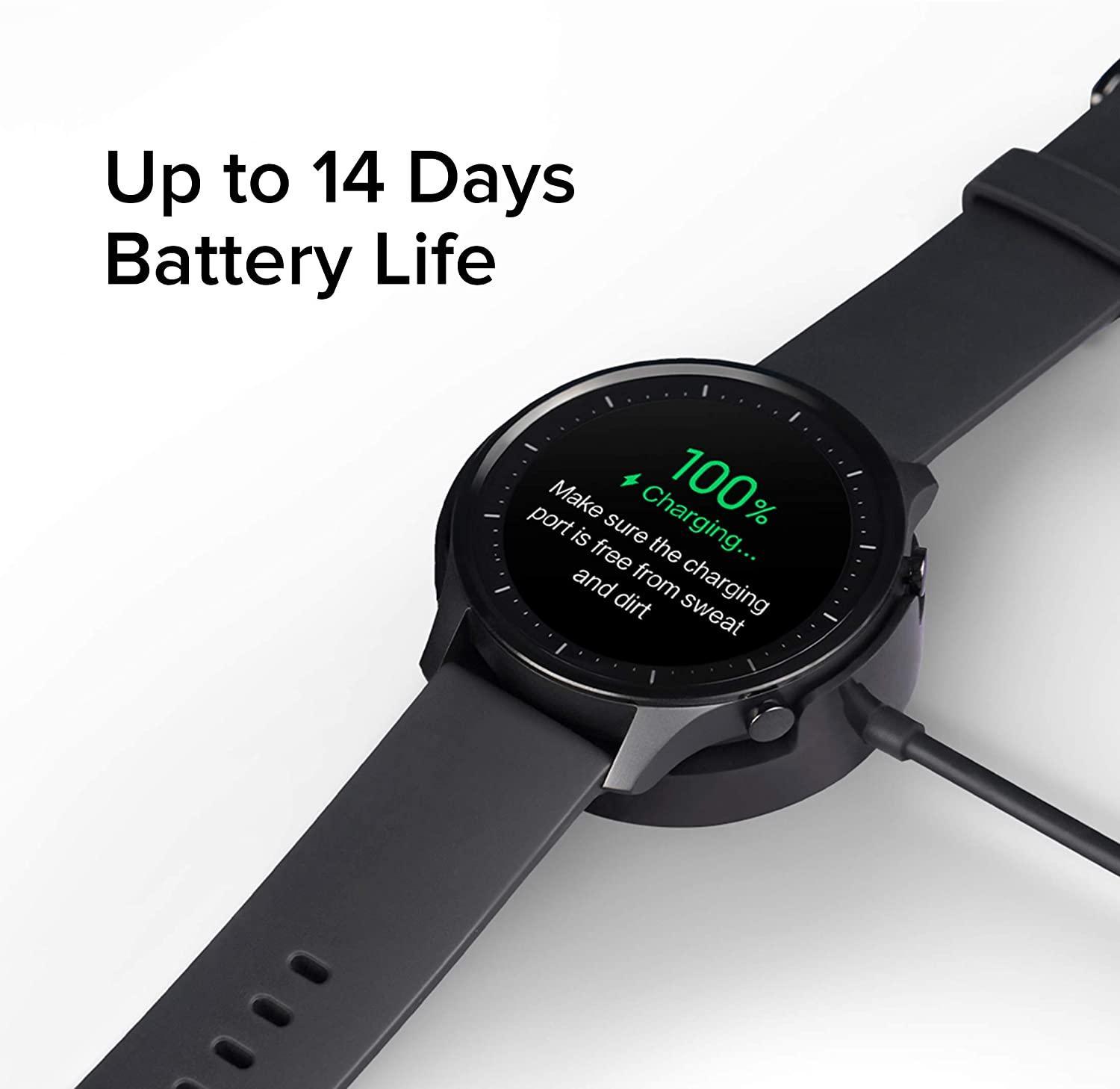 Mi Watch Revolve,1.39 AMOLED Screen,5ATM Water Resistant,VO2 Max,First Beat Motion Algorithm,Stress & Sleep Management, Chrome Silver 