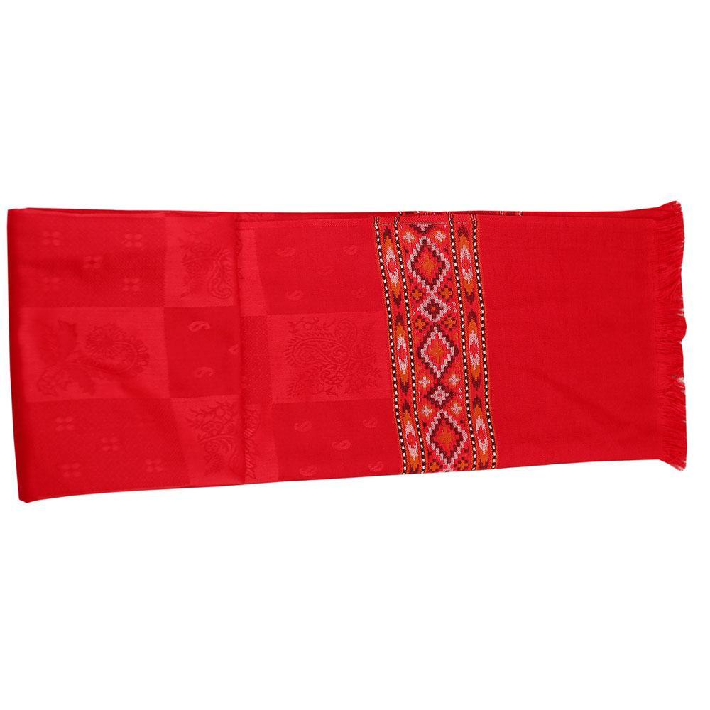 Stolr Women's  Acrylic Red Shawl Wrap for Women Size W80*L40